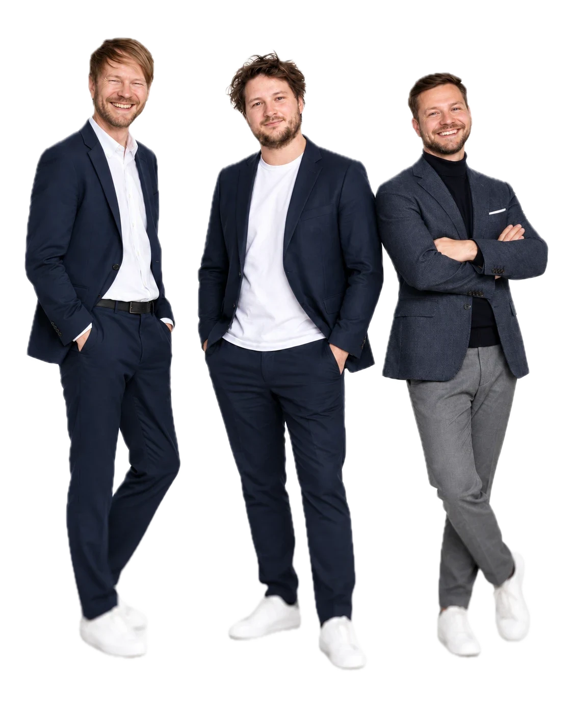 Das alm-Führungsteam: Michael Zoidl, Benjamin Konopka, Jonathan Häberle
